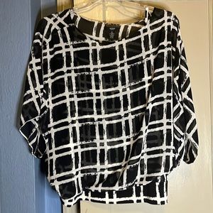 Alfani 2 piece attached blouse